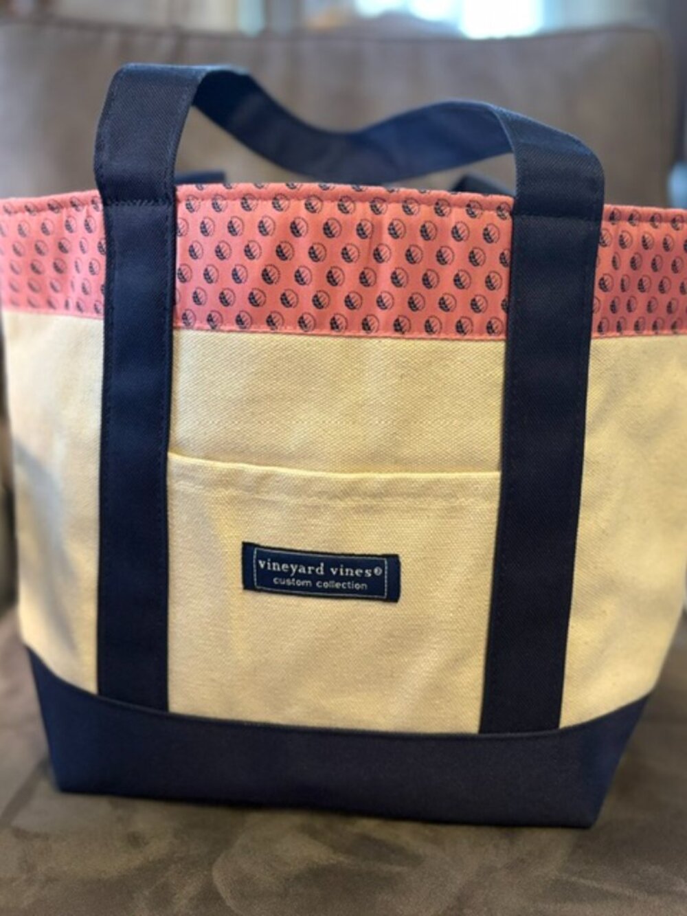Vineyard Vines Custom Collection canvas tote- New